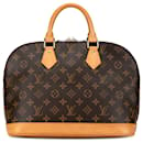 Brown Louis Vuitton Monogram Alma PM Handbag