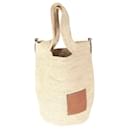 Loewe Natural Tan Raffia Mini Slit Bag