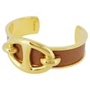 Hermes Bangle Chaine d'Ancre in Gold Brown - Hermès