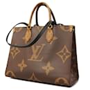 Louis Vuitton Monogram Giant Reverse On the Go MM Handbag