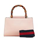 Gucci Nimfair Bamboo Sherry Line Handbag