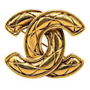 Broche Chanel Matelassé Coco Mark