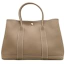 Sac Tote PM Hermes Garden en gris Etoupe - Hermès