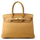 Bolsa Hermès Birkin 30 em sable natural