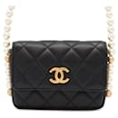 Chanel Black Lambskin Shoulder Bag