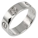 Cartier Love Band Ring in 18K White Gold