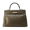 Hermes Kelly 35 Handbag in Olive - Hermès