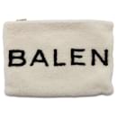 Balenciaga Shearling Clutch Bag