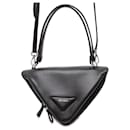 Bolso de cuero negro Prada