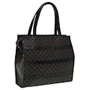 Borsa a mano in tela Macadam CELINE PVC nera Auth 80874 - Céline