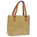 LOUIS VUITTON Monogram Vernis Houston Hand Bag Beige M91004 LV Auth ep4743 - Louis Vuitton