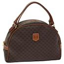 Borsa a mano in tela Macadam CELINE in pelle PVC marrone Auth yk13300 - Céline