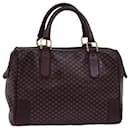 Sac à main en toile Macadam CELINE rouge Auth 80955 - Céline