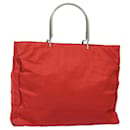 PRADA Bolso de mano de nailon rojo Auth bs15597 - Prada