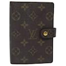 LOUIS VUITTON Monogram Agenda PM Couverture de Planificateur de Jour R20005 LV Auth 80430 - Louis Vuitton