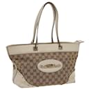 GUCCI GG Canvas Tote Bag Beige 145993 Auth 80822 - Gucci