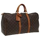 LOUIS VUITTON Monogram Keepall 50 Sac de Boston M41426 LV Auth 81378 - Louis Vuitton