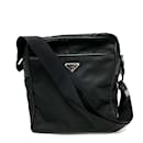 Bolso de hombro negro Prada 2VH002