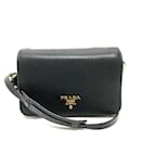 Prada Black Leather Shoulder Bag