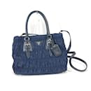 Bolsa Teste Prada BN2868 em azul marinho