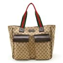 Sac fourre-tout Gucci GG Canvas Sherry Line