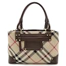 Burberry Nova Check Pattern Tote Bag