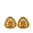 Boucles d'oreilles Triangle Coco Mark de Chanel