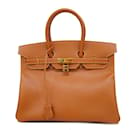 Sac à main Hermès Birkin 35 en or