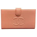 Chanel A13498 Coco Mark Kaviarleder Langbörse