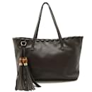 Gucci Bamboo Tassel Charm Tote Bag