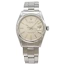 Montre pour homme Rolex Oyster Perpetual Date cadran argenté en acier inoxydable