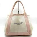 Bolso tote de lona rosa Balenciaga