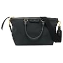 Prada 1BA111 Logo Ribbon Handbag