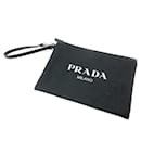 Prada Black Cloth Pouch