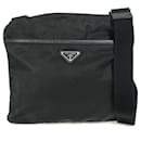 Prada Black Cloth Shoulder Bag