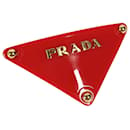 Prada Valletta Red Gold Hair Pin