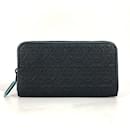 Salvatore Ferragamo Black Leather Long Wallet