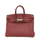 Bolso Hermes Birkin 25 en Rouge Grenat - Hermès