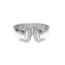 Cartier Boucle C Ring in White Gold