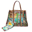 Prada BR2515 Venetian Print Tote Bag