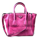 Prada BN2625 Pink Leather Handbag