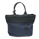 Prada B1959V Navy Tote Bag