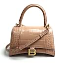 Bolso de Hombro 2 Vías Balenciaga Hourglass Small Embossed