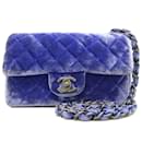 Chanel Matelasse Velour Shoulder Bag