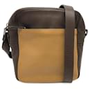 Prada Brown Leather Shoulder Bag