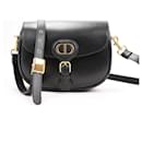 Christian Dior Calfskin Large Bobby Flap Crossbody Bag in Black