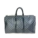 Louis Vuitton N41418 Damier Graphite Boston Bag