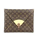 Bolsa clutch de edição limitada do 100º aniversário da Louis Vuitton Monogram