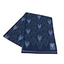 Louis Vuitton M70031 Navy Wool Stole