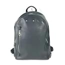 Louis Vuitton M42687 Black Leather Backpack